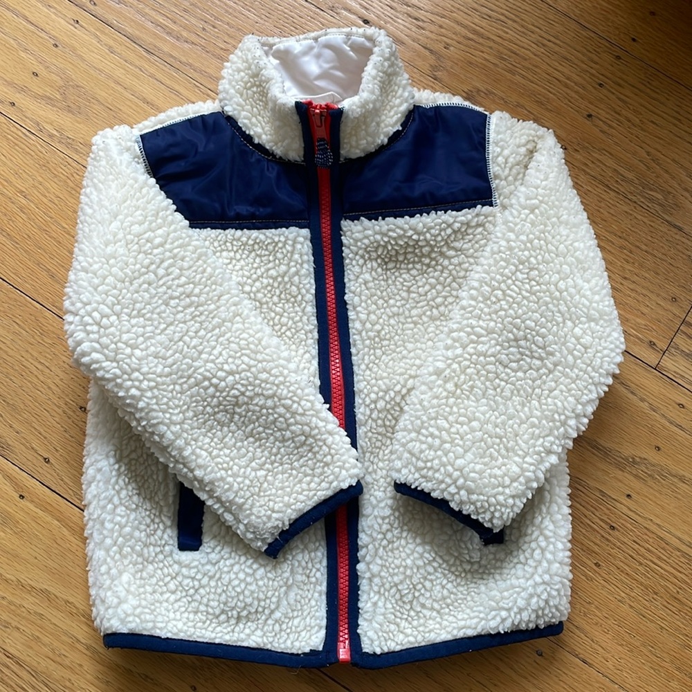 Crew cuts fleece zip up jacket 3Y